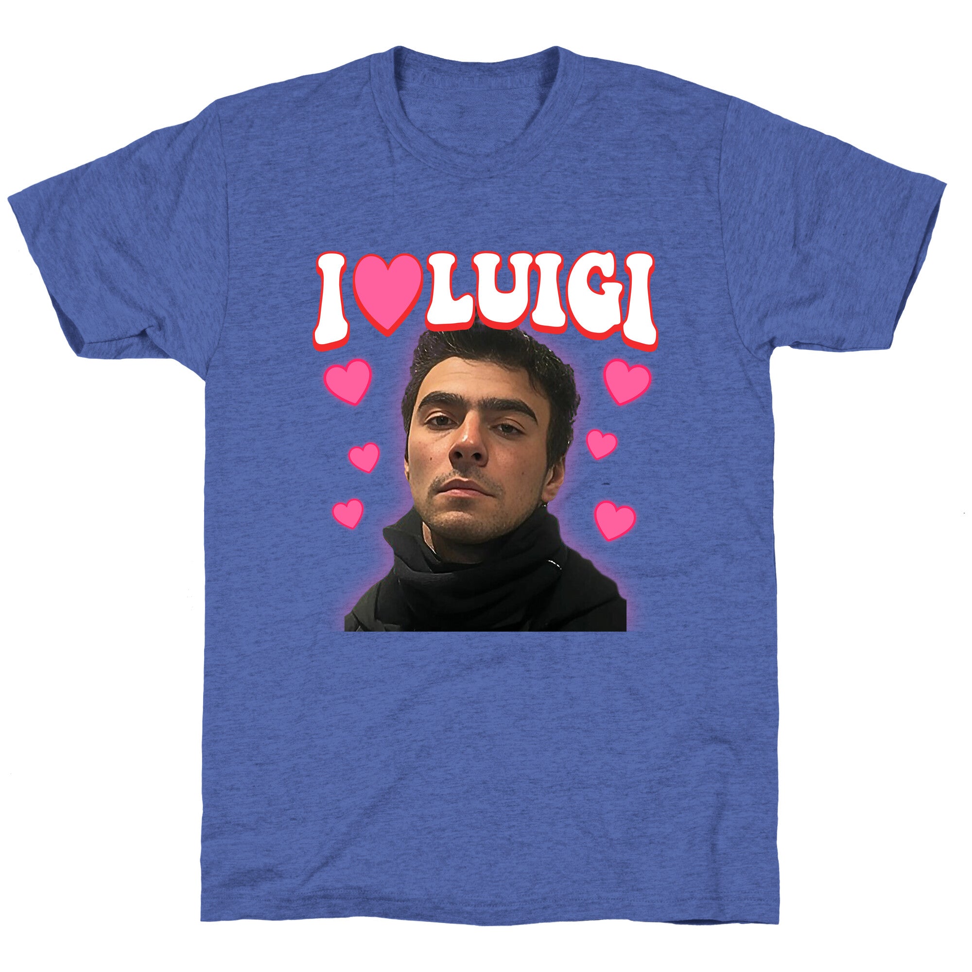 I Love Luigi Mangione Unisex Triblend Tee